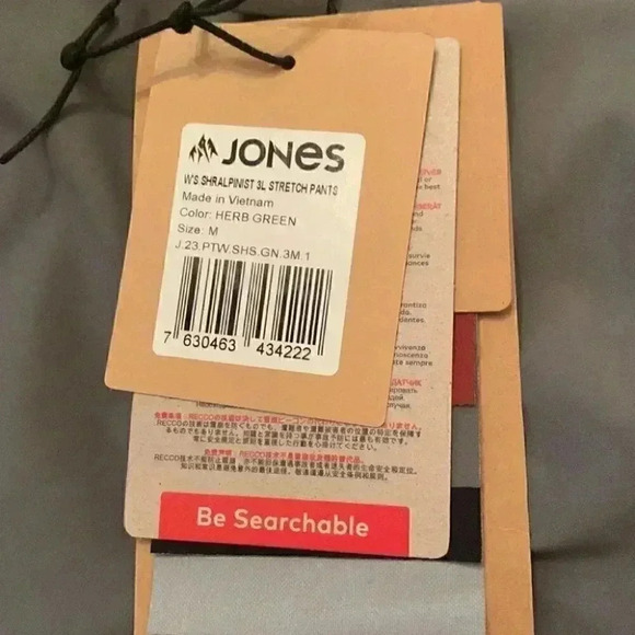 Jones Shralpinist Stretch Recycled Pants - Herb Green M - Picture 9 of 9